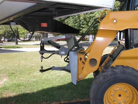 skid steer ball hitch attachment|5th wheel attachment for tractor.